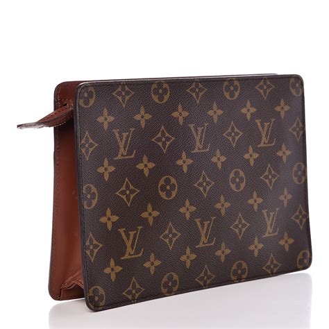 lv monogram nero pochette uomo|louis vuitton pochette wallet.